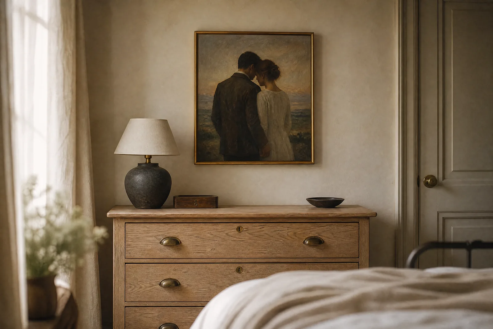 Custom Couple Portrait Oil Painting From Your Photo