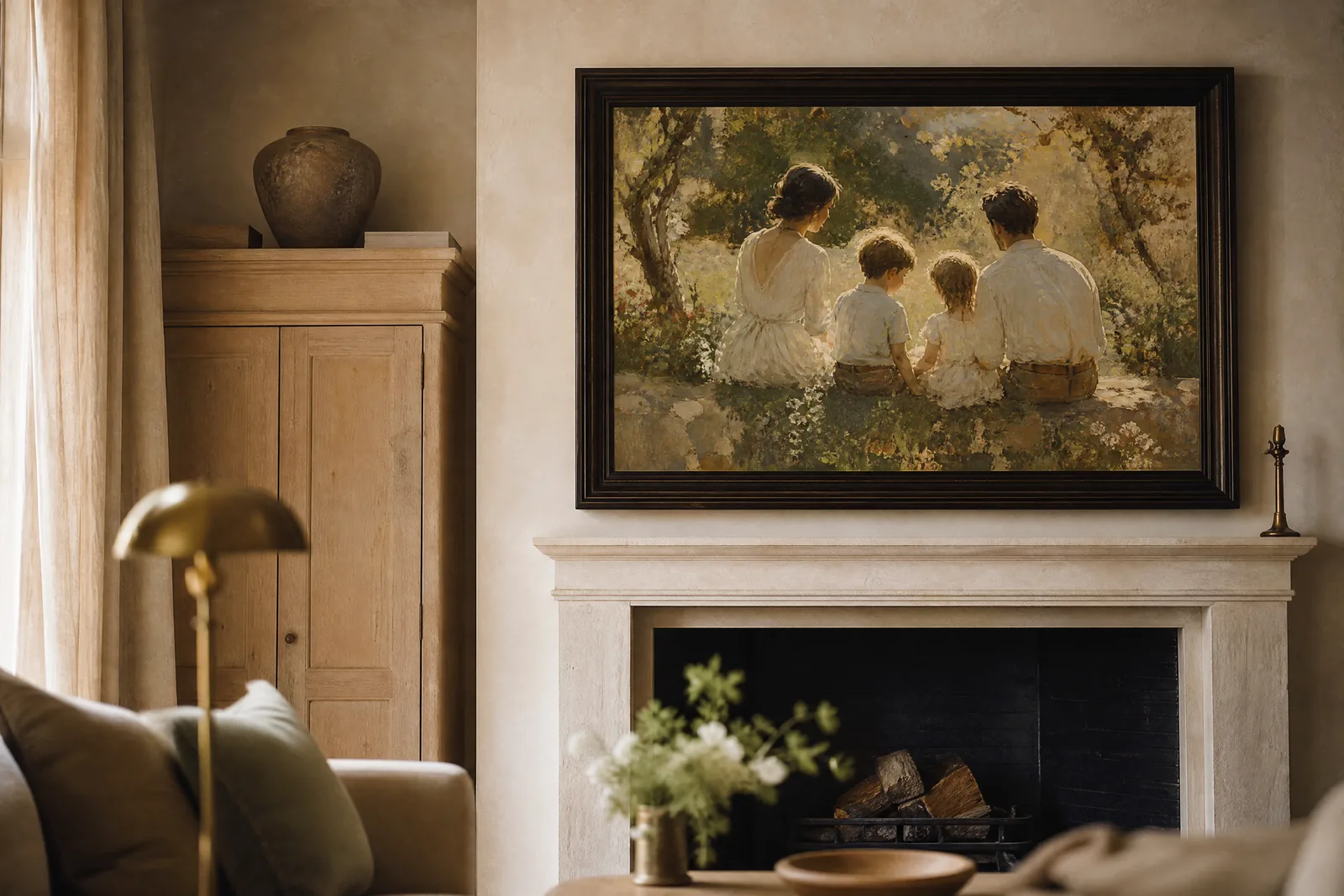 Custom Family Portrait Oil Painting From Your Photo