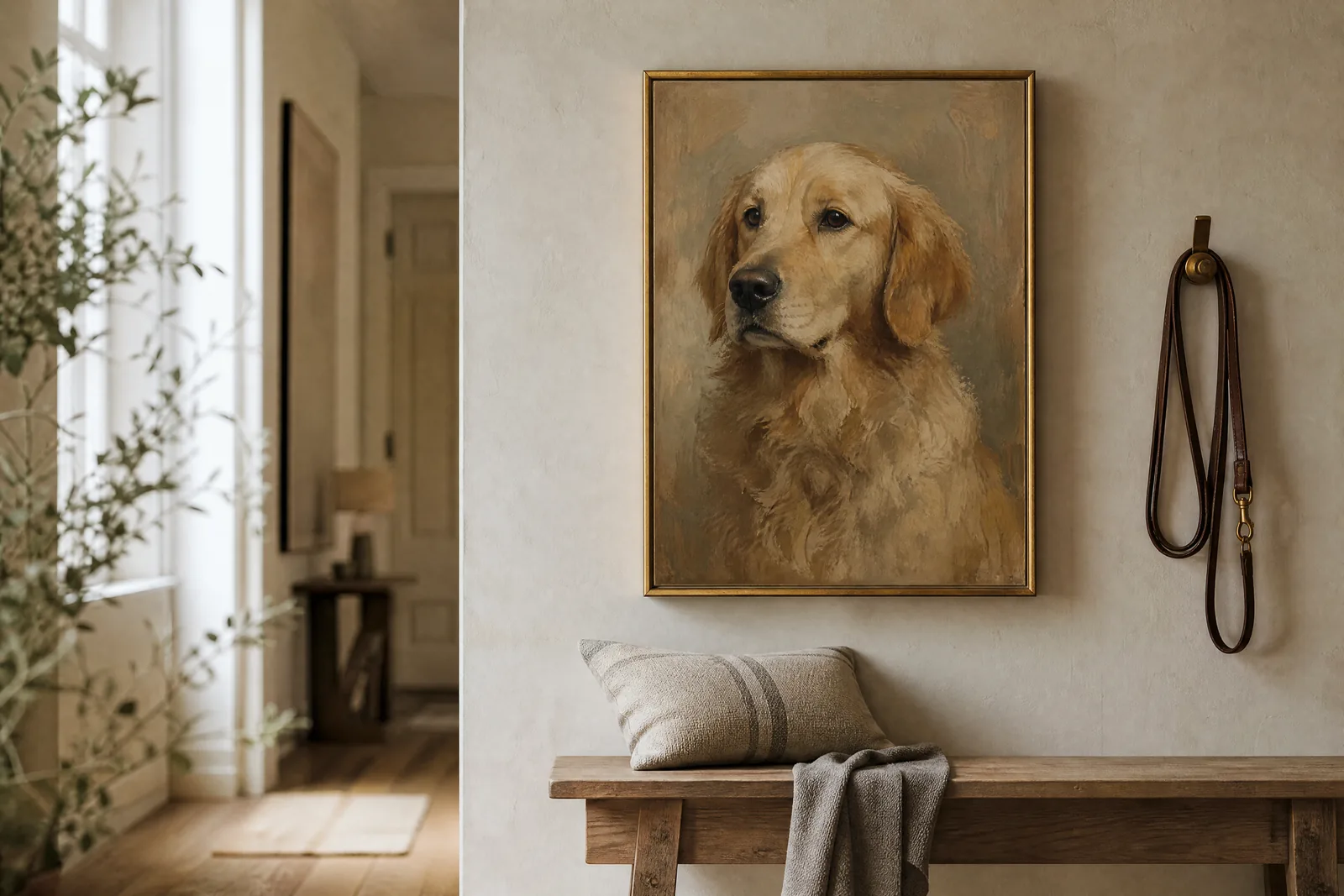 Custom Pet Portrait Oil Painting From Your Photo
