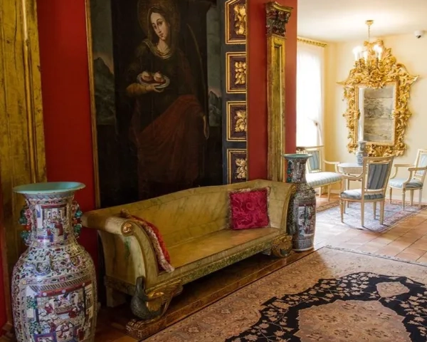 art collection at hotel hacienda de abajo in spain