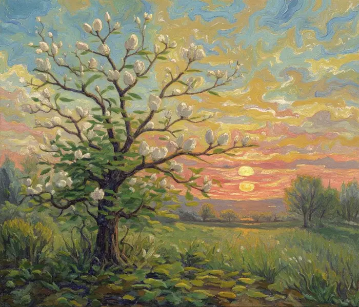 Magnolias-Unfolding-at-Dawn-–-Van-Gogh-Inspired