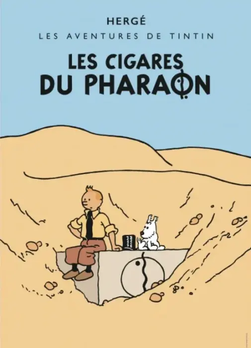 Xì gà Tintin của Pharaoh Bìa tiếng Việt