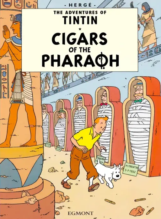 Tintin và những điếu xì gà của pharaoh