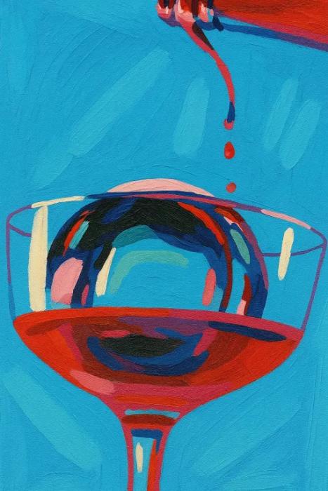 油絵 パンとぶどう酒 絵画 静物 パンとワインがある食卓 ナシェル