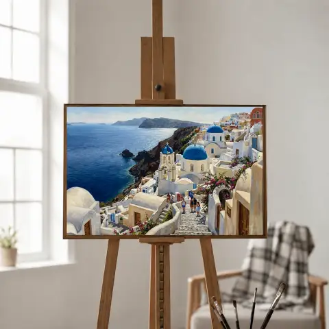 ギリシャ、サントリーニ島