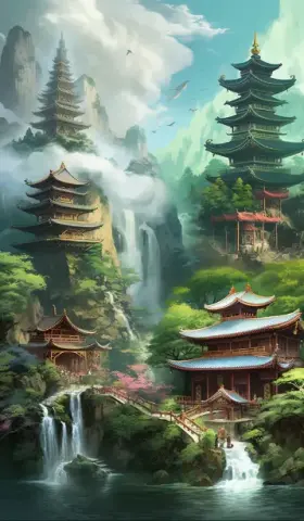 Enchanted Chinese Landscape