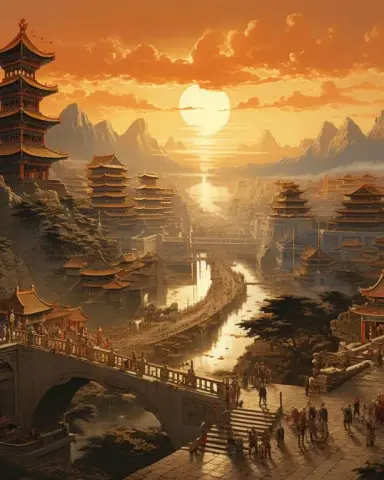 Ancient Chinese Cityscape