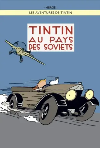 Cuộc phiêu lưu của Tintin tại xứ Xô viết áp phích Pháp