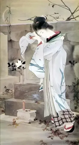 Geisha tại đền thờ