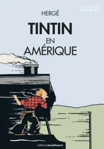 Tintin phiêu lưu ở Mỹ Bìa sách