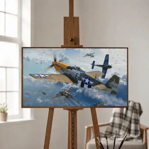 Воздушный бой Второй мировой войны, истребитель P-51