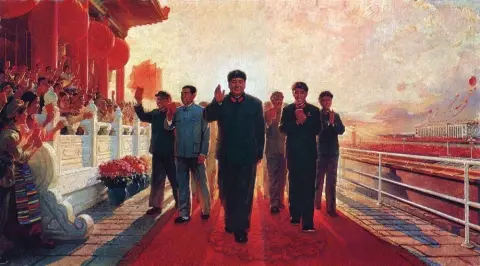 Chairman Mao with the Youth