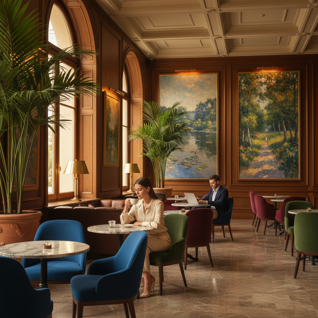The Role of Oil Painting Landscape Art in Hotel Interiors