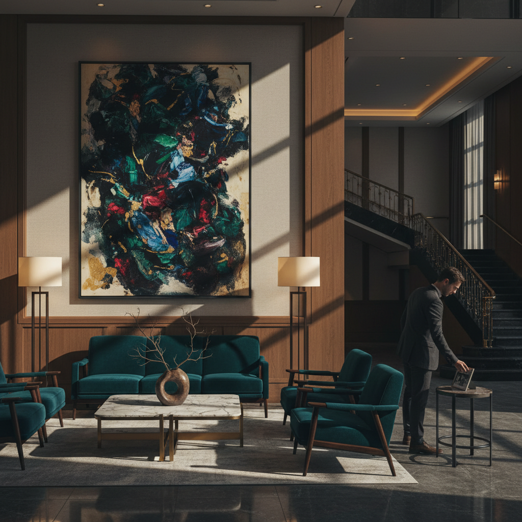Benefits of Abstract Art in Hotel Interiors
