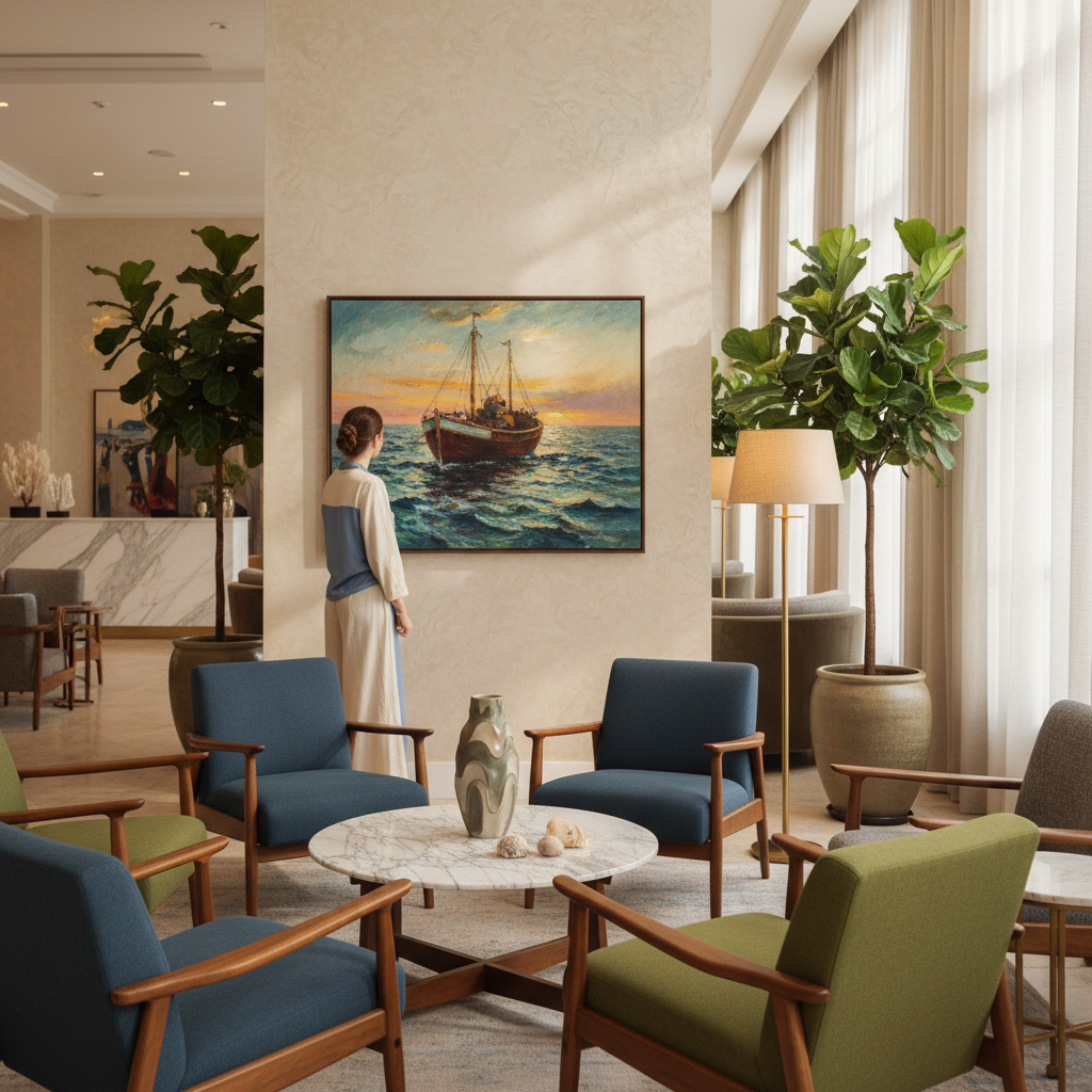 The Charm of Fishing Boat Paintings