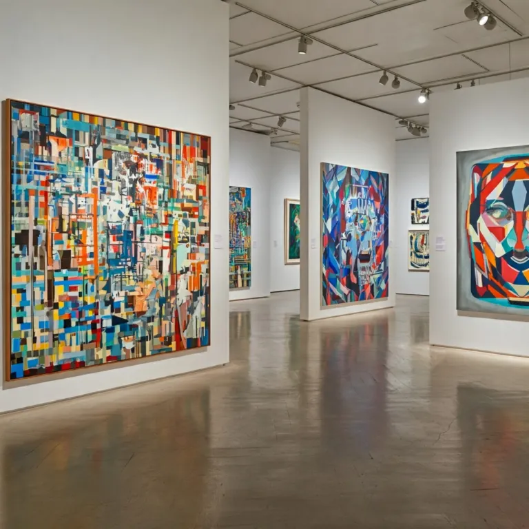 Abstract art galleries