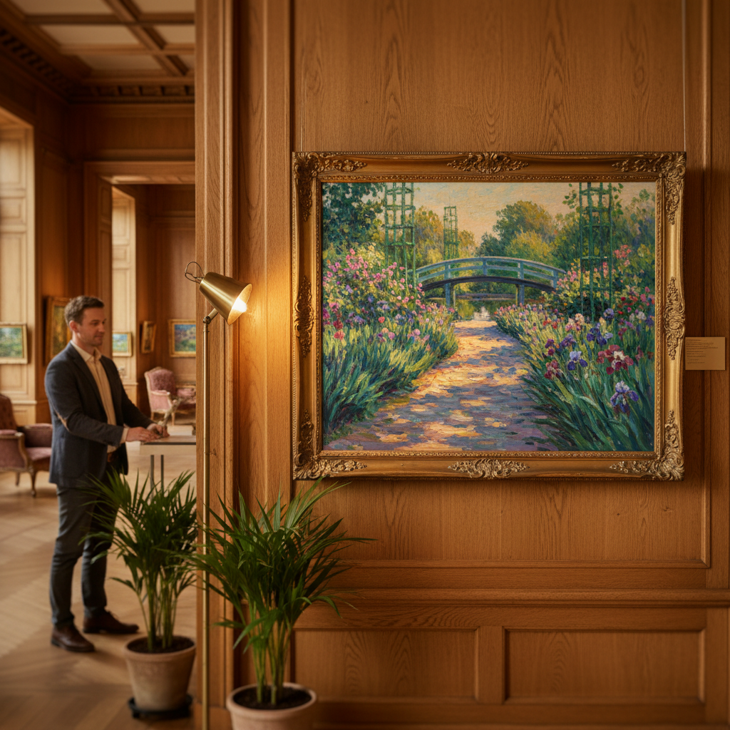 The Essence of Monet's Garden Pathways