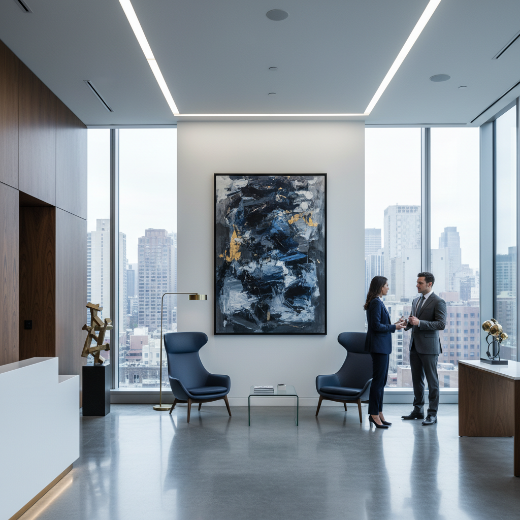 Benefits of Abstract Art in Lobby Spaces