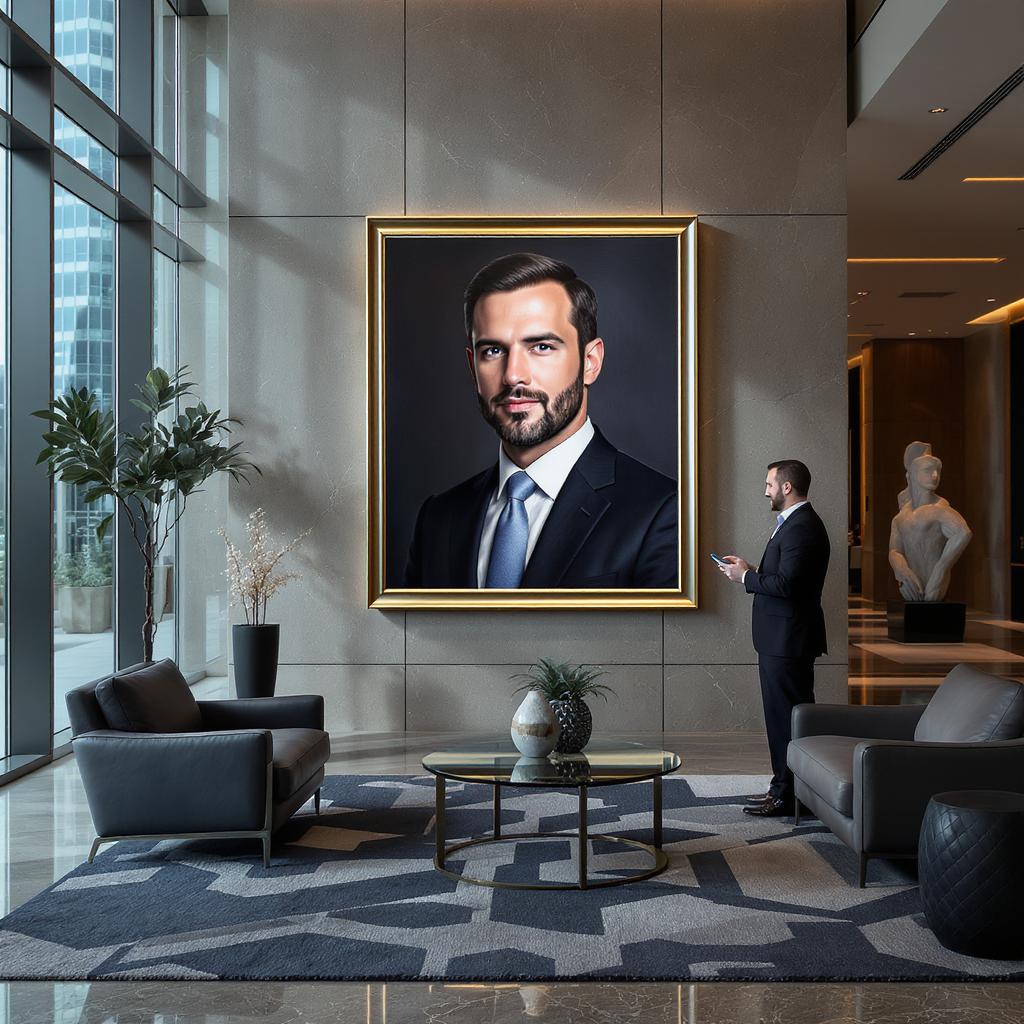 <b></p>Commissioning Process: How to Bring Your Custom Logo Oil Painting to Life</b>