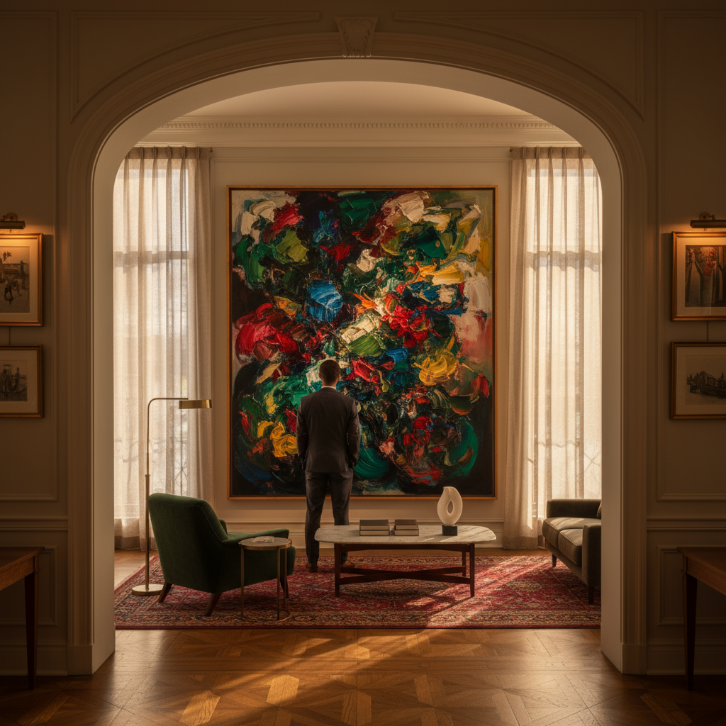 Techniques for Blending Color and Creating Texture in Abstract Oil Painting