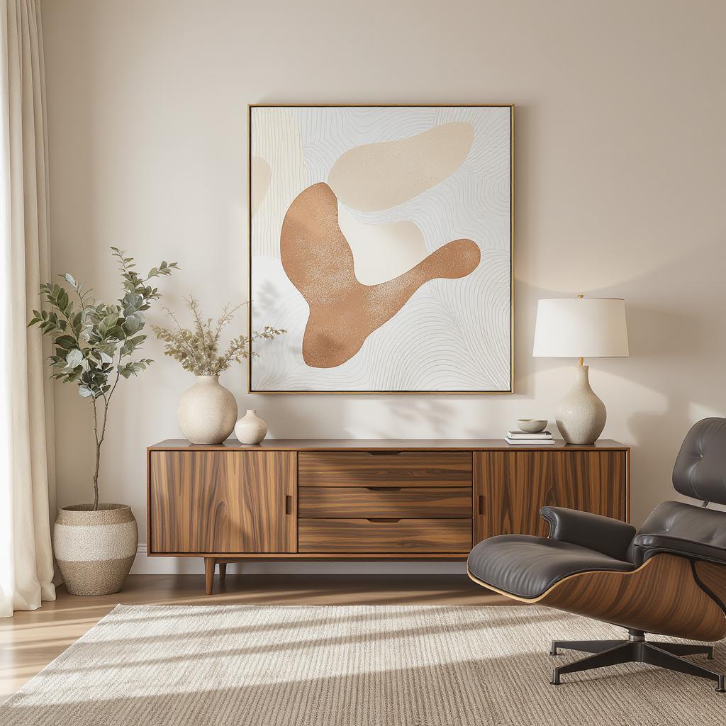 Designing with Beige Textured Art: Inspiration for Every Living Space