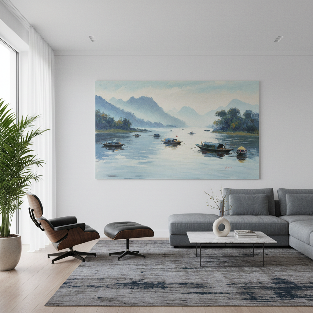Selecting Art for Serene Home Spaces