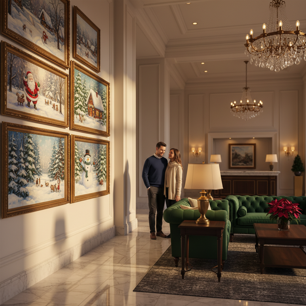 Holiday-Themed Luxury Wall Decor