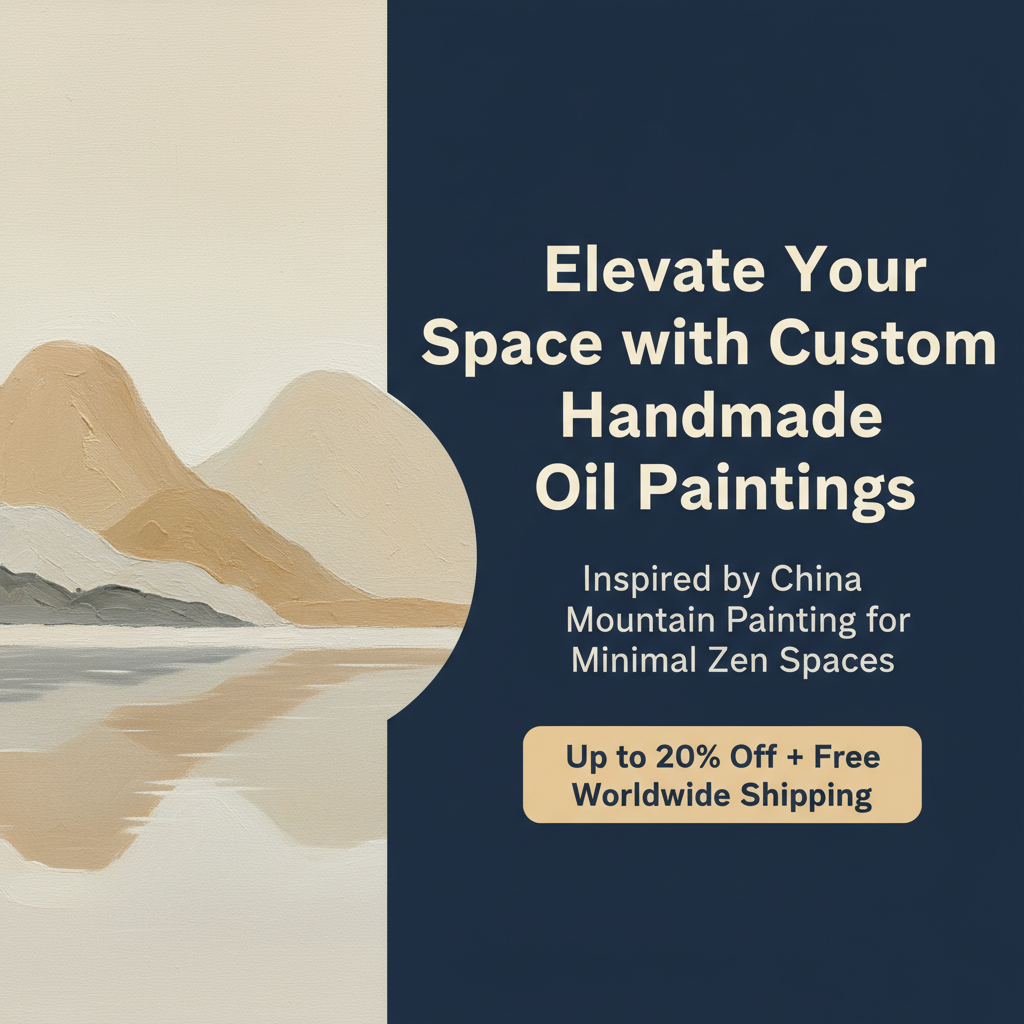 适合极简禅意空间的中国山水画, image size:1024x1024