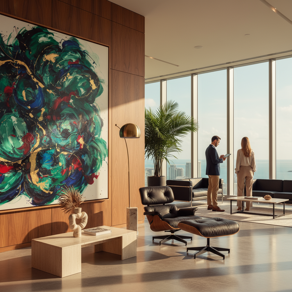 The Impact of Abstract Art in Business Environments