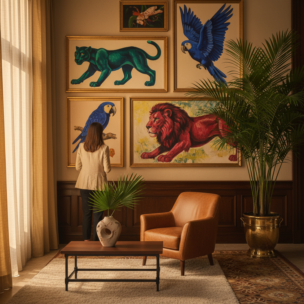 Techniques and Styles in Wildlife Paintings