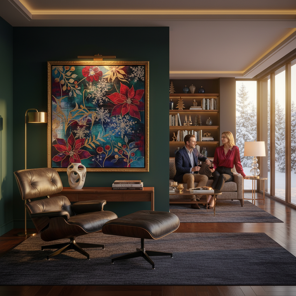 Current Trends in Christmas Wall Art for Luxury Homes
