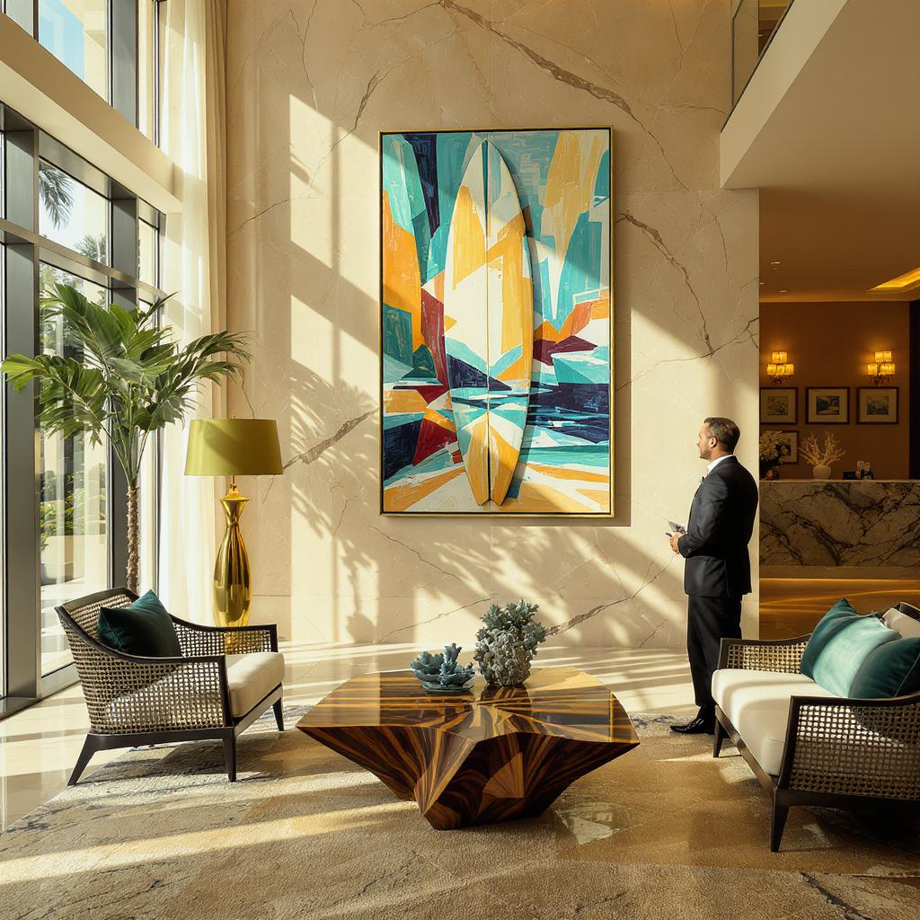 <strong></p>How to Select & Style Your Designer Surfboard Wall Art</strong>