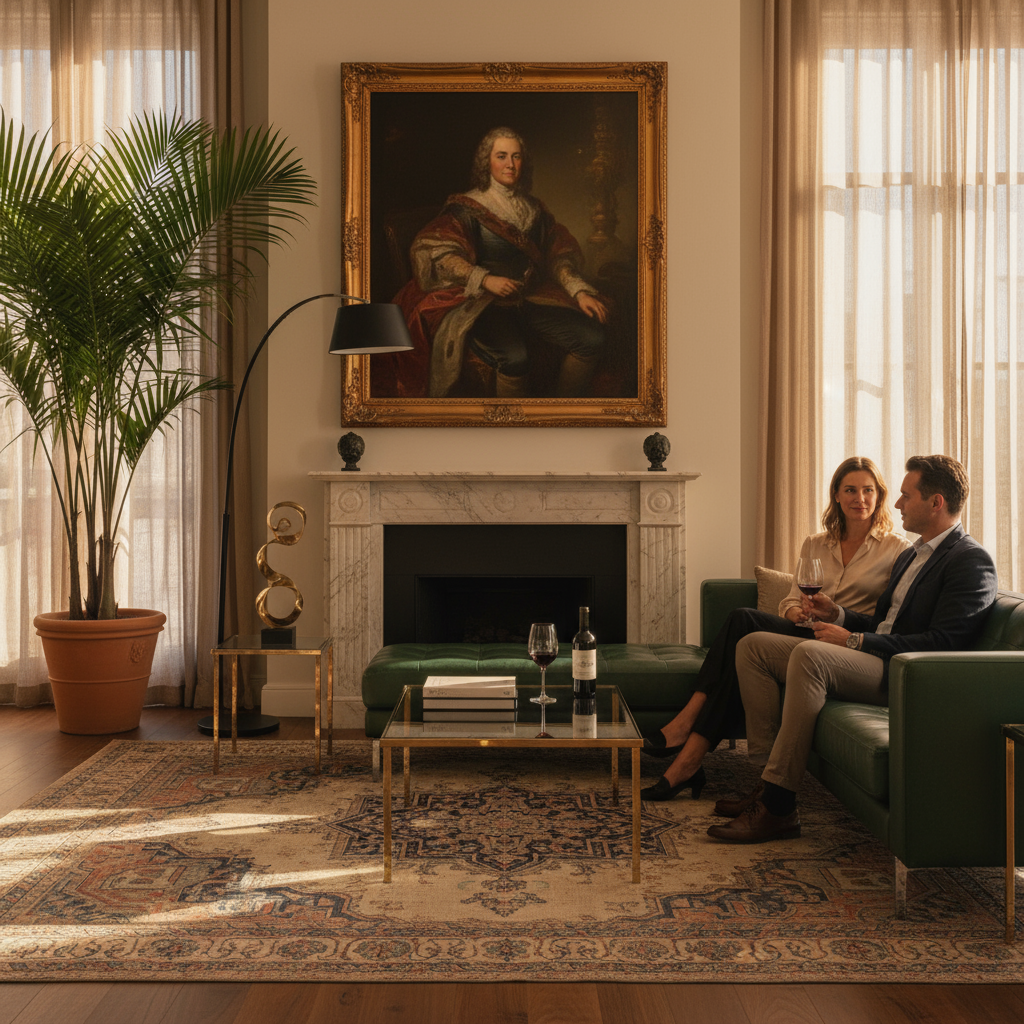 Incorporating Antique Art into Contemporary Design