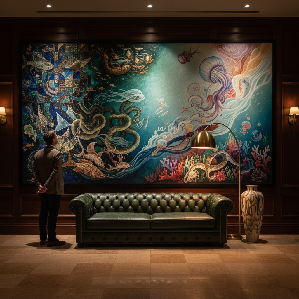 Historical Overview of Underwater Paintings