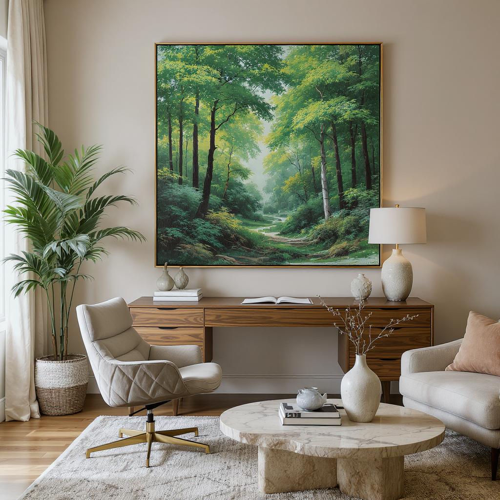<b></p>Maximize Benefits: How Large Forest Wall Art Enhances Your Home and Wellbeing</b>