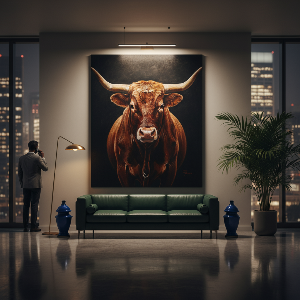 Longhorn Paintings in Modern Art & Buying Guide
